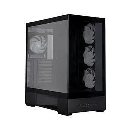 Zalman Корпус P40 DS без БЖ, 2xUSB3.0, 1x Type C, 3x120мм ARGB Reverse, 1x120мм ARGB, VGA 420мм, LCS ready, TG Side/Front Panel, Display, ATX, чорний - мініатюра 3