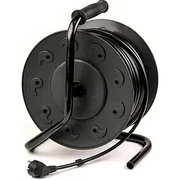 Сетевой фильтр PowerPlant JY-2002/50 4 розетки, 50 м, чорний/жовтий (PPRA10M500S4) - миниатюра 3