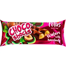 Вафлі Polus Choco-shocks з горіхом фундук 45 г (937582)