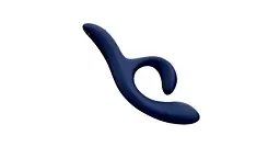 Смарт вібратор-кролик We-Vibe Nova Midnight Blue, ергономічний, регульований кут нахилу стовбура - мініатюра 3