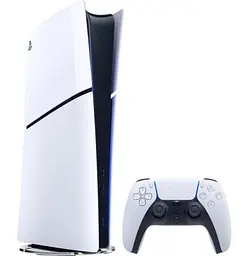 Ігрова приставка Sony PlayStation 5 Slim Digital Edition, білий, без Blu-ray приводу
