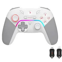 Геймпад Bloody GPW70 бездротовий USB 2.4GHz для ПК/PS3/Switch/Android подвійна вібрація 600 mAh