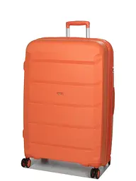 Валіза велика L поліпропілен Airtex 646 119л 79,5×52×30см Помаранчевий