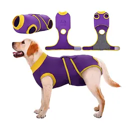 Післяопераційна попона для собак Wan Talk Recovery Suit, Purple, 5XL