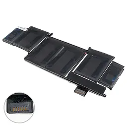 Батарея для ноутбука Apple A1582 (A1502, MacBook Pro 13' Retina 2015 year) 11.42V 6559 mAh 74.9Wh Black - мініатюра 2