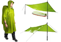 Пончо Sea to Summit Ultra-Sil Nano Tarp Poncho Салатовий - мініатюра 2