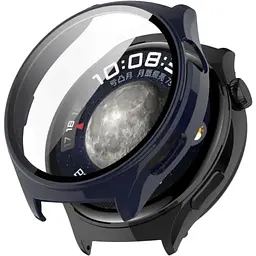Чохол-накладка DK Пластик Gloss Скло Full Cover для Huawei Watch 4 (dark blue)