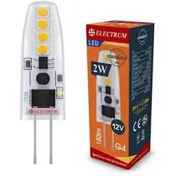 Лампочка Electrum 2W Si LC- 6 G4 3000K (A-LC-0907)