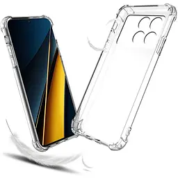 Панель BeCover Anti-Shock для Poco X6 Clear (710614) - мініатюра 2