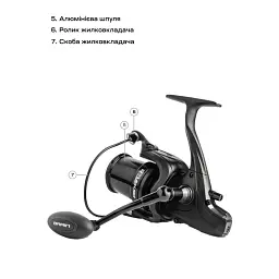 Котушка Brain Distanza 5000S 9+1BB - мініатюра 8