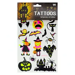 Тату Halloween body art - мініатюра 2