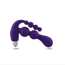 Анальна пробка Toyz4lovers Double Pleaser, 15.5 см (фіолетовий) - мініатюра 4