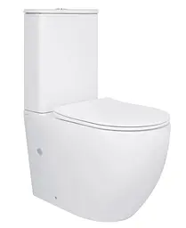 Унітаз підлоговий Qtap Robin Ultra Quiet з сидінням Slim Duroplast/ Soft-close/ Quick Release QT13226089AW