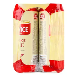 Набір пиво Krusovice Kralovske Svetle, світле, з/б, 4,2%, 2 л (4 шт. по 0,5 л) - мініатюра 6