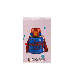 Термос дитячий Happy Life Super Hero Dream HPGM8852LBL з ремінцем 560 мл, бірюзовий - мініатюра 4