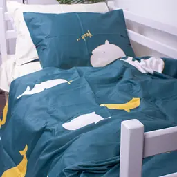 Комплект постільної білизни MirSon Kids Time 22-1219 Whale, дитячий - мініатюра 2