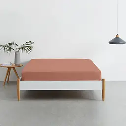 Набір простирадл на резинці Cosas COPPER/ BEIGE GEOMETRY 160х200х20 см (Set_Brick_CellAshbeige_160х200_2) - мініатюра 3