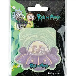 Блок паперу з клейким шаром Kite Rick and Morty 70х70 мм 50 аркушів (RM23-298-1) - мініатюра 2