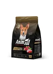 Сухий корм AnimAll для собак середніх порід зі свіжою індичкою та ягням, 2,5 кг