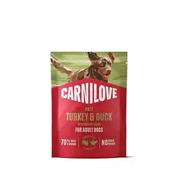 Вологий корм для собак Carnilove Turkey & Duck with Timothy Grass паштет індичка і качка з тимофіївкою 300 г