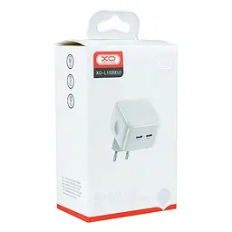 Мережевий зарядний пристрій XO L102 EU Dual Type-C Port 35W (33607-01_321) - мініатюра 2