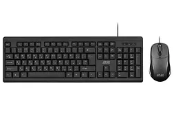 Комплект клавіатура та миша 2E MK-401 Black USB-A, EN/UK