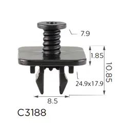 Кліпса Volkswagen, Audi, Seat, Skoda (WHT005263, WHT-005-263) (C3188) - мініатюра 2
