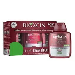 Шампунь проти випадіння волосся Biota Bioxcin (Bioxsine, Біоксин) Forte 3х300 мл - мініатюра 2