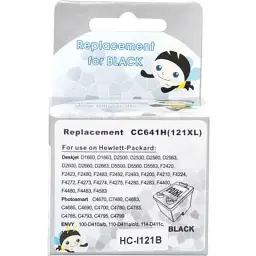 Картридж Microjet для HP №121 Black (CC641HE) (HC-I121B) - миниатюра 2