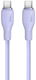 Кабель Baseus Pudding Series Fast Charging Cable Type-C to Type-C 100W 1.2m P10355702511-00 Purple - мініатюра 2