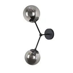 Люстра стельова LED Levistella 7529811-2 BK+BK, 2 плафона, E27, чорний, сучасний стиль - мініатюра 2