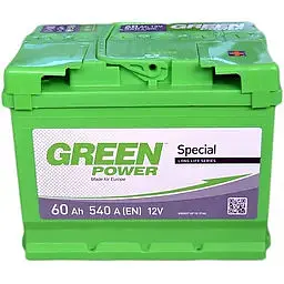 Автомобільний акумулятор GREEN POWER 6СТ-60Ah АзЕ 540A (EN) - мініатюра 2