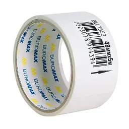 Скотч Buromax двосторонній на паперовій основі 48 мм х 5 м (BM.7553) - мініатюра 2