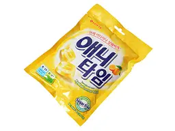 Цукерки Lotte Anytime Xylitol Lemon Mint Лимон та м'ята без цукру 60 г