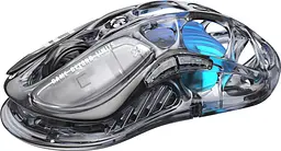 Миша GravaStar Mercury M2, BT/WL/USB-A, RGB, чорно-прозорий (GRAVASTARM2_XTAL_BLK) - мініатюра 2