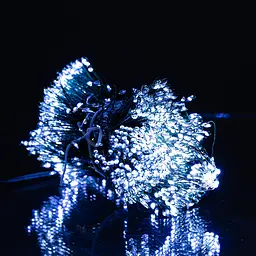 Гірлянда Кінський хвіст Мішура 1800 LED 20 ниток 3 м зелена, білий GarlandoPro D1800L3MGW - мініатюра 7