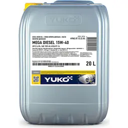 Моторна олива Yuko MEGA DIESEL 15W-40 20л (4820070240542)
