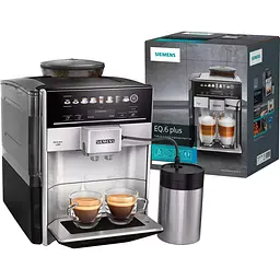 Siemens Кавомашина Siemens 1.7л, зерно + мелена, автомат.капучинатор, LED - дисплей, авторецептів - 8, чорно - срібний - мініатюра 9