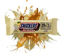 Шоколадний батончик Snickers Hi Protein Low Sugar White Chocolate Bar 57 г - мініатюра 2