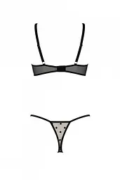 Еротичний комплект Passion MARINA SET WITH OPEN BRA, XXL/XXXL, beige, відкриті чашки - мініатюра 4