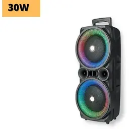 Портативна колонка бумбокс XPRO RX-8285W валіза 30Вт USB SD FM радіо Bluetooth 1 мікрофон ДК (MER-15716) - мініатюра 2