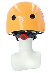 Комплект дитячий шолом та захист Yongkang GB24429-2009 S (5-9 р) жовтогарячий динозавр (G0001138) - мініатюра 3