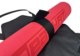 Сумка-переноска EasyFit для йога-килимка Чорна - мініатюра 4