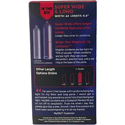 Презервативи One Super Wide&Long 10 шт. (ROZ6501053461) - мініатюра 3