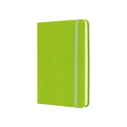 Книга записна Optima Square А6, тверда обкладинка, гумка, кремовий блок, лінія, фісташкова (O20386-67)