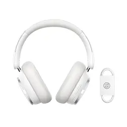 Накладні бездротові навушники Bowie H1 Pro Noise-Cancellation (A00050601) Moon White Baseus teh0030665 - мініатюра 6