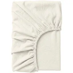 Простирадло на резинці з вареної бавовни Cosas Milk 160х200х25 см (02mWashedCottonMilk_160x200x25)
