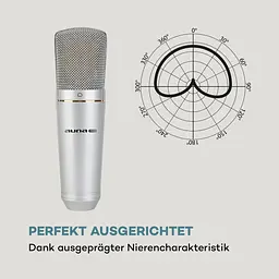 Конденсаторний USB-мікрофон Auna MIC-920 USB (10034262) - мініатюра 6