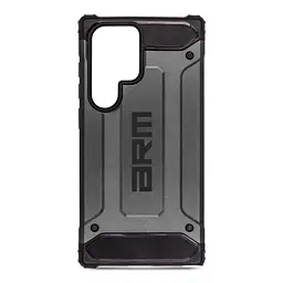 Чехол для Samsung Galaxy S24 Ultra 5G (SM-S928), Panzer, серый, противоударный, бронированный, милитари, панель-накладка, защита всего корпуса, защита дисплея и камеры, термополиуретан (TPU) + поликарбонат (PC), ArmorStandart (ARM75618)