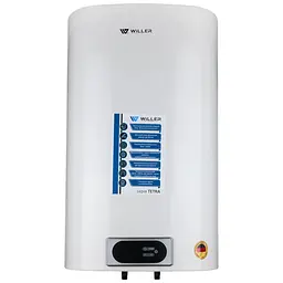 Водонагрівач Willer Tetra 2 кВт, сухий ТЕН, 80 л, прямокутний, вертикальний, білий (EV80DRI)